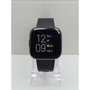 Fitbit Versa 2 Smartwatch Gray 40mm Alexa WR50M Always On Display No Charger